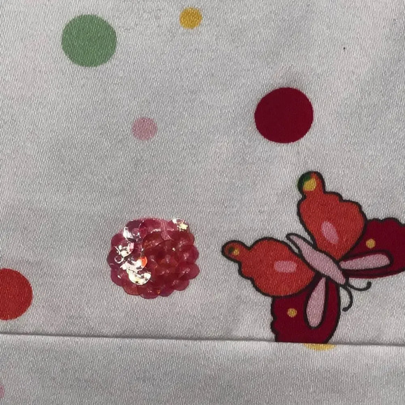 Michelle Antonelli,14 whimsical sleeveless, polkadot butterfly sequence skater - Picture 7 of 11